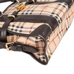 Burberry Haymarket Check Minford Satchel Handbag - vintageandkickz