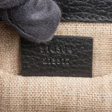 Gucci Pebbled Leather Interlocking GG Shoulder Crossbody Bag