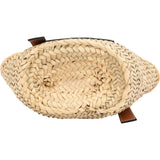 Loewe Raffia Small Basket Shoulder Bag
