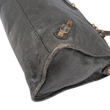 Balenciaga Grey Leather Classic City Bag Handbag