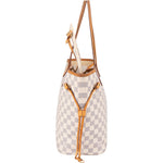 [🔄️B06 / F56] Louis Vuitton Monogram Damier Azur Canvas Neverfull MM Shoulder Bag - vintageandkickz