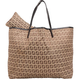 Fendi Monogram FF Nylon Tote Shopper Handbag