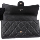 Chanel Caviar Leather Classic Flap Wallet