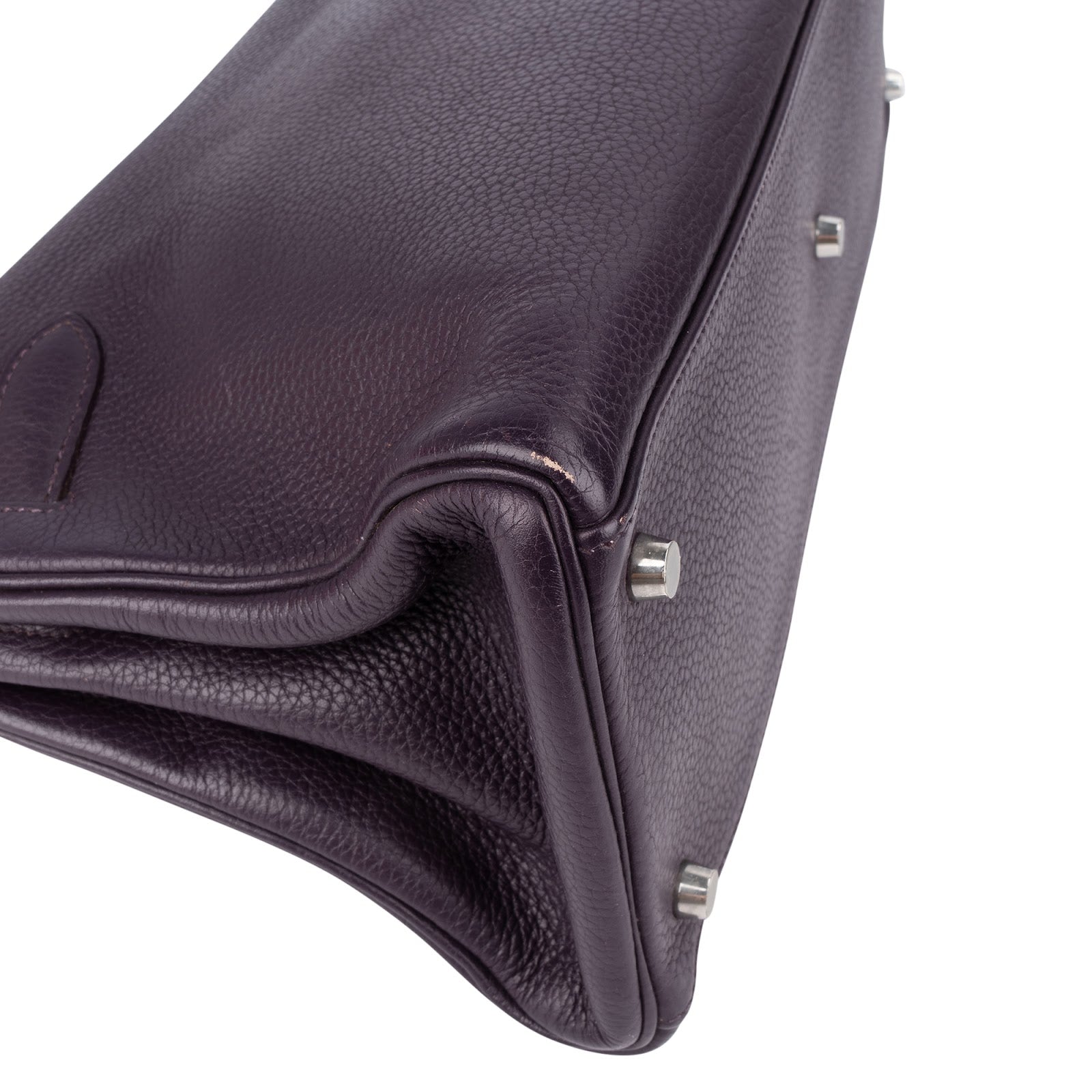 [🔄️B12 / F05] Hermès Grained Leather Kelly 40 Handbag - vintageandkickz