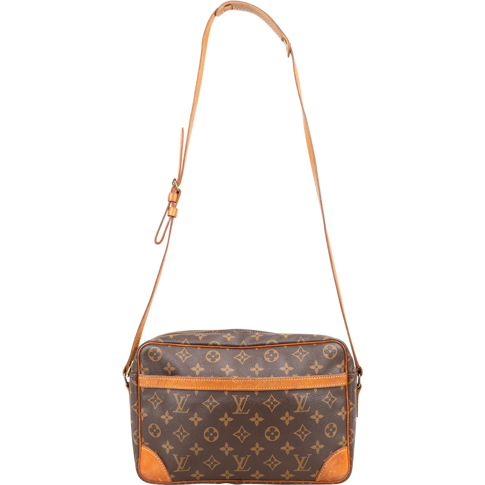 Louis Vuitton Monogram Canvas Trocadero 27 Crossbody Bag - vintageandkickz