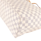 Louis Vuitton Monogram Damier Azur Canvas Neverfull MM Shoulder Bag