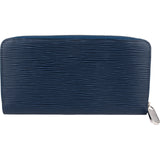 Louis Vuitton Blue Epi Leather Zippy Wallet