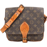 Louis Vuitton Monogram Canvas Cartouchiere MM Crossbody Bag