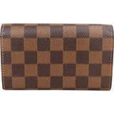 Louis Vuitton Monogram Damier Ebene Canvas Tresor Wallet