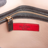 Valentino Garavani Calf Leather Rockstud Flat Clutch