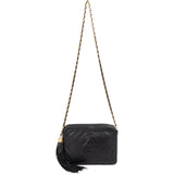 Chanel Quilted Lambskin Chevron Tassel Camera Crossbody Bag