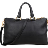 Prada Vitello Daino Leather Bauletto Handbag