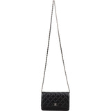 Chanel Quilted Lambskin Wallet On Chain Crossbody Bag