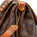 [🔄️B09 / F26] Louis Vuitton Monogram Canvas Saumur 30 Crossbody Bag - vintageandkickz