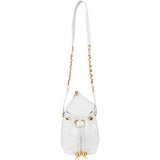 Chanel Lambskin CC Drawstring Bucket Crossbody Bag