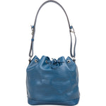 Louis Vuitton Bleu Epi Leather NM Sac Noé Petit Shoulder Bag - vintageandkickz