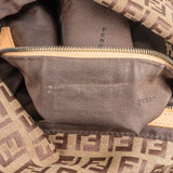 Fendi FF Monogram Baguette Buckle Shoulder Bag