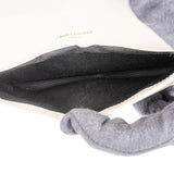 Saint Laurent Grey Smooth Leather Kate Wallet On Chain Crossbody Bag