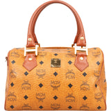 [🔄️B07 / F45] MCM Monogram Visetos Boston Bag Handbag - vintageandkickz