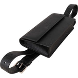 Prada Black Saffiano Leather Belt Crossbody Bag