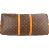 Louis Vuitton Monogram Canvas Keepall 55 Bandoulière Travel Bag