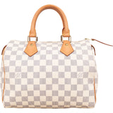 Louis Vuitton Monogram Damier Azur Canvas Speedy 25 Handbag