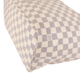 Louis Vuitton Monogram Damier Azur Canvas Neverfull MM Shoulder Bag