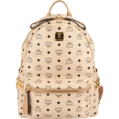 MCM Monogram Visetos Studs Backpack