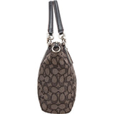 Coach Monogram Signature Canvas Prairie Satchel Handbag