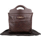 Gucci Guccissima Leather Punch Top Handle Horsebit Large Tote Handbag