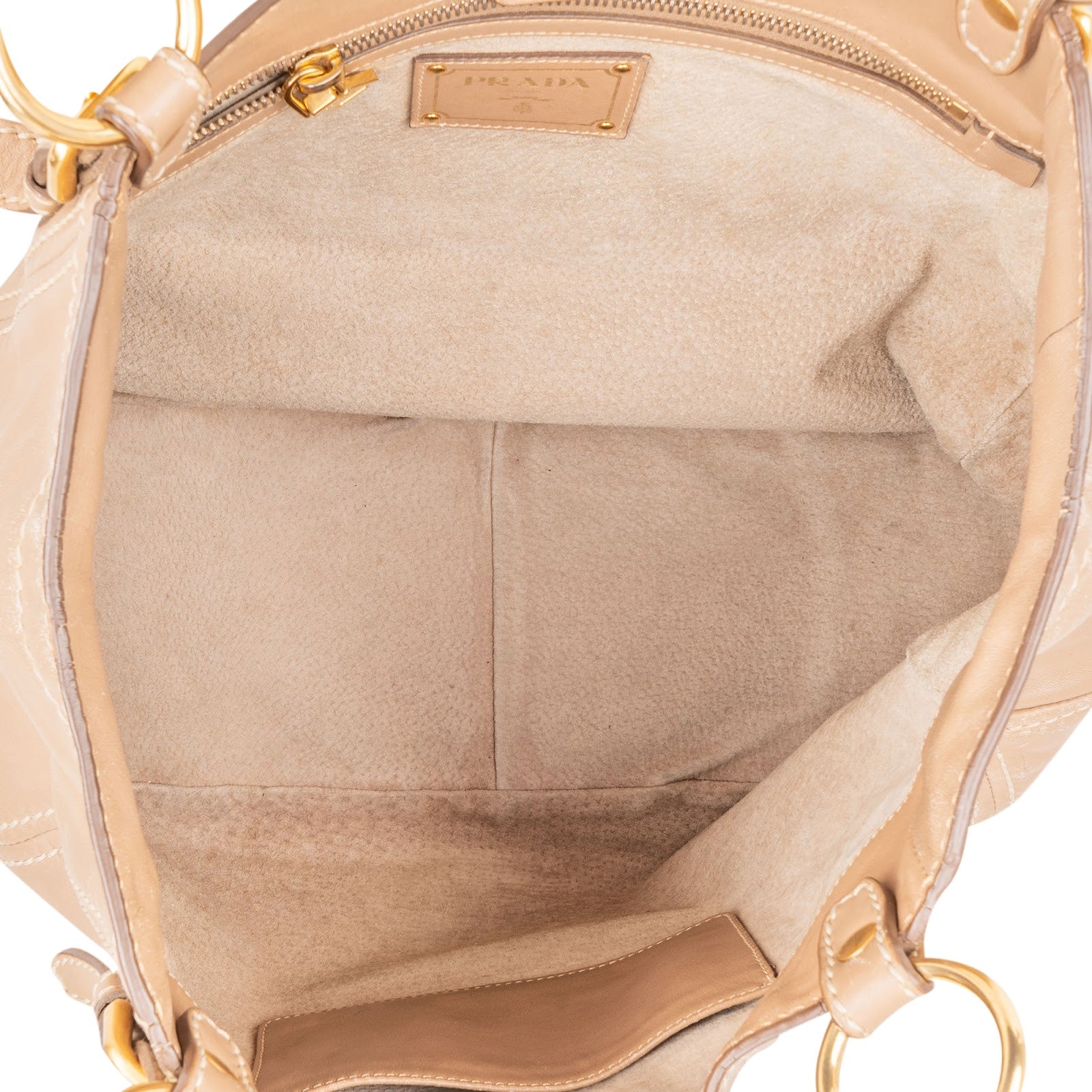 Prada Vitello Daino Leather Shoulder Bag - vintageandkickz