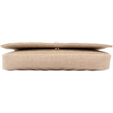 Saint Laurent Chevron Raffia Matelassé Envelope Crossbody Bag