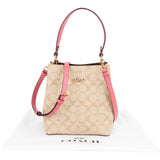 Coach Monogram Signature  Small Town Bucket Handbag
