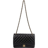 Chanel Quilted Lambskin Maxi Double Flap Crossbody Bag