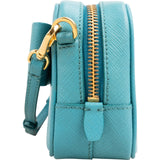 Prada Saffiano Fiocco Leather Bow Camera Small Crossbody Bag