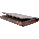 Louis Vuitton Monogram Canvas Small Bifold Card Holder Coin Wallet