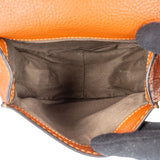 Chloé Grained Calfskin Leather Small Marcie Saddle Crossbody Bag