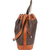 Celine Monogram Macadam Drawstring Bucket Shoulder Bag