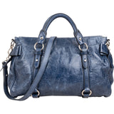 Miu Miu Vitello Lux Leather Bow Satchel Handbag