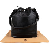 Louis Vuitton Noir Epi Leather Sac Noé Grande Shoulder Bag