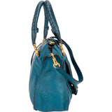 Chloé Grained Calfskin Marcie Satchel Handbag