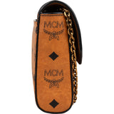 MCM Monogram Visetos Leather  Patricia Wallet On Chain Crossbody Bag