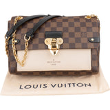 Louis Vuitton Monogram Damier Ebene Canvas Vavin PM  Crossbody Bag