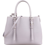 Prada Saffiano Leather Cuir Tote Double Handbag