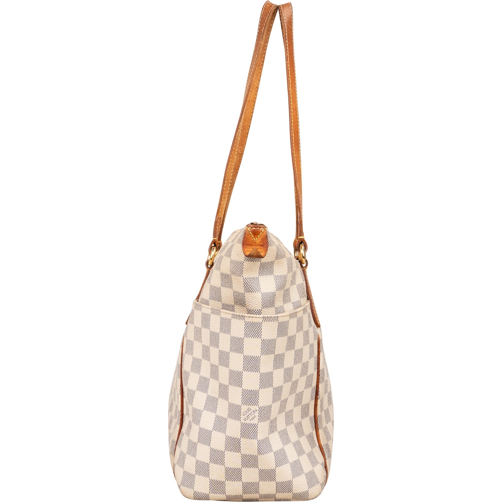 [🔄️B07 / F39] Louis Vuitton Monogram Damier Azur Totally MM Shoulder Bag - vintageandkickz