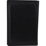 Hermès Noir Epsom Leather Card Holder Wallet