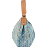 Gucci Denim Monogram GG Sukey Hobo Shoulder Bag