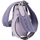 Coach Soft Purple Grained Calfskin Messenger Crossbody Bag