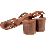 Hermès Brown Swift Leather Juliette Sandals (38)