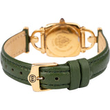 Gucci Gold Tone Leather Horsebit 6300L Woman Watch